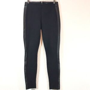 J Crew Pants With Leather Tuxedo Striped Sides